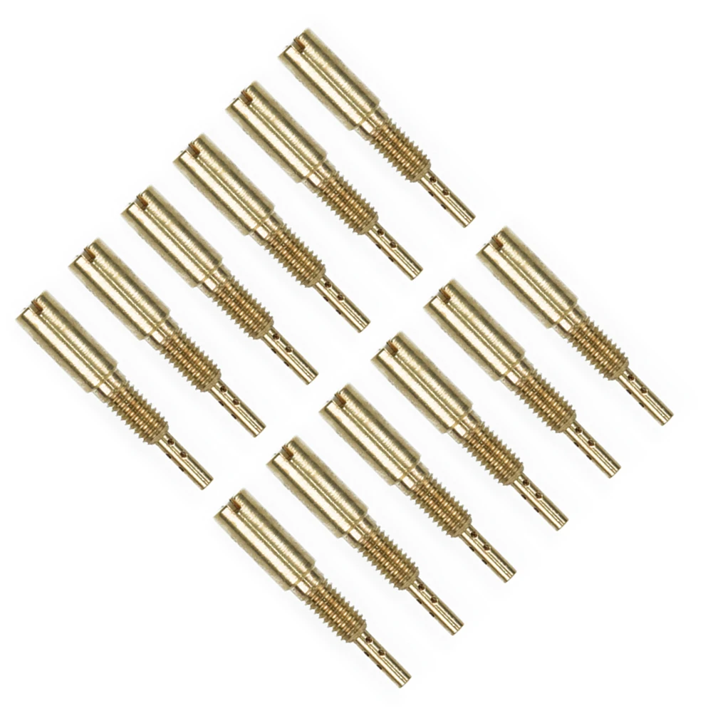 

For Mikuni Carb VM28/486 Pilot Jets HSR42 Replacement 12Pcs Golden 10-37.5 Sub-injectors Motorcycle For Mikuni HS40