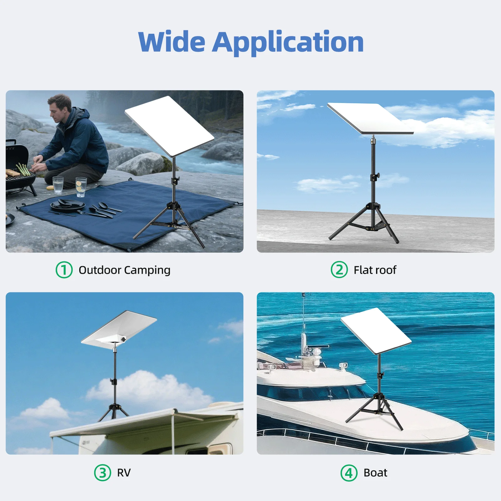 스타링크 삼각대 스탠드(마운트 어댑터 포함), 높이 조절 가능 스타링크 삼각대 마운트 3세대, 스타링크 안테나 파이프 어댑터