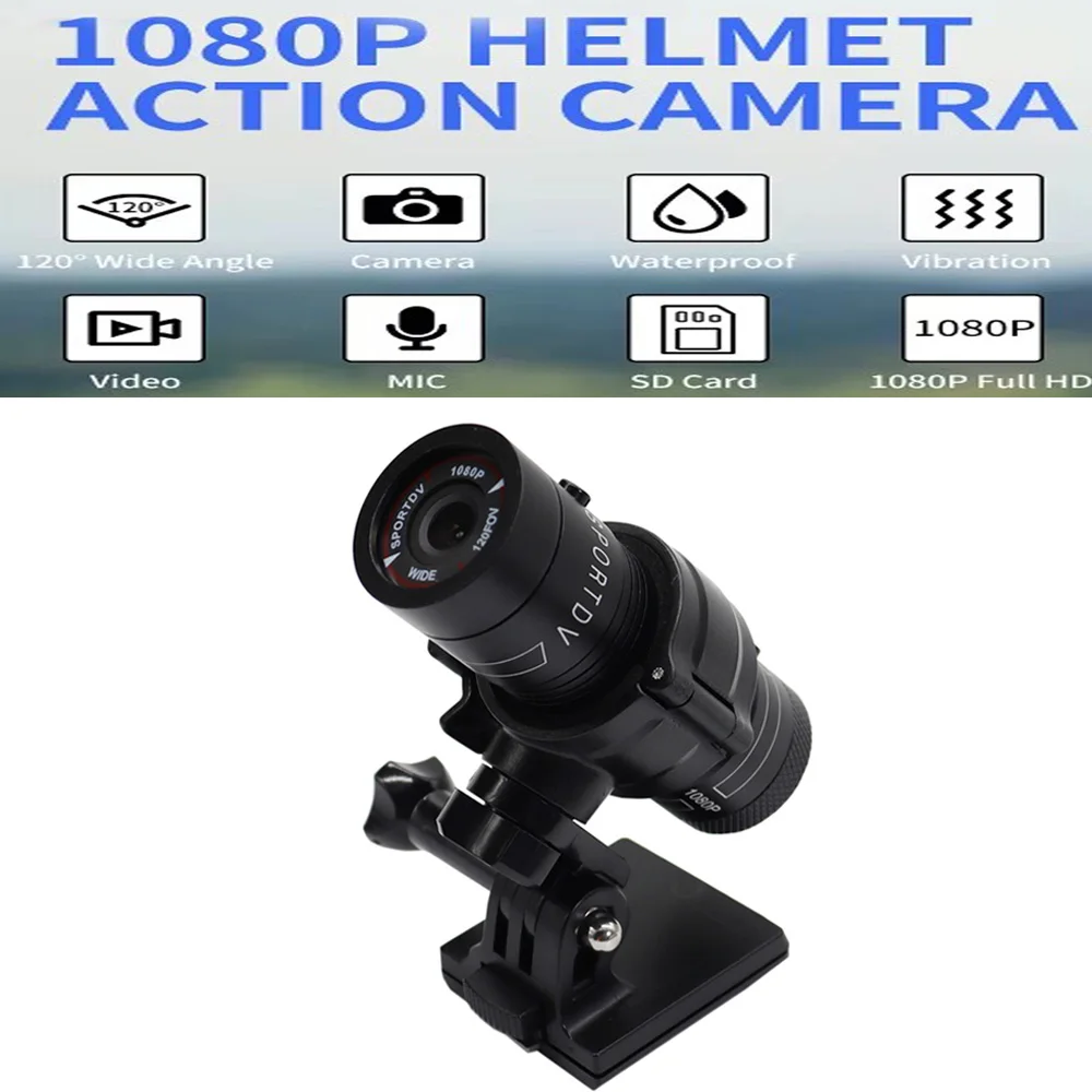 Caméra casque tactique 1080P HD en action lors d'une partie d'airsoft, capturant des images nettes et stables.