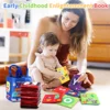 Baby Cloth Card Super Soft Exquisite Pattern Washable Non-Fading Tear-resistant Boost Color Cognition Toddler Alphabet Book 2