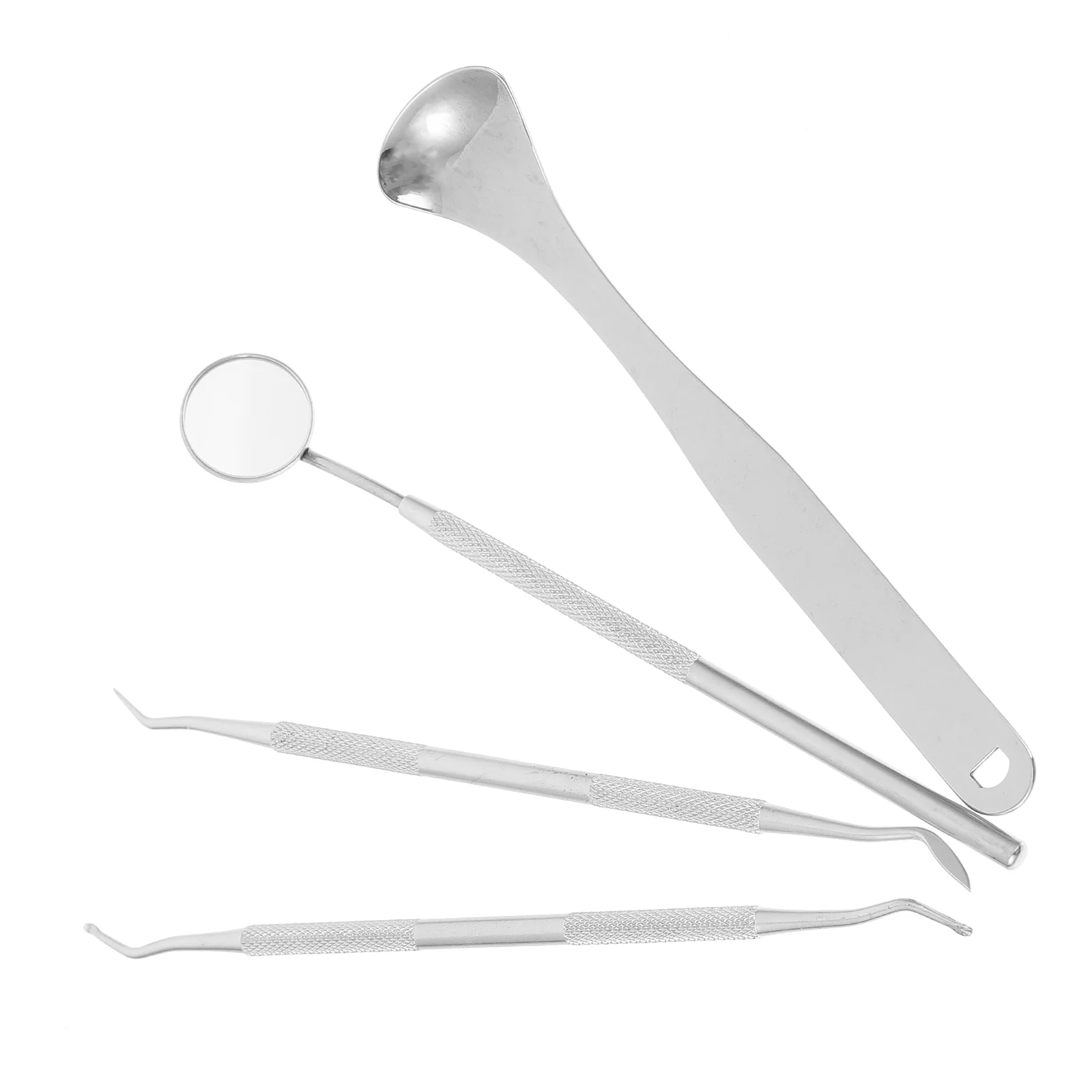 

4 Pcs Stainless Steel Scraper Dental Material Oral Care Tool Supplies Tools Calculus Plaque Remover