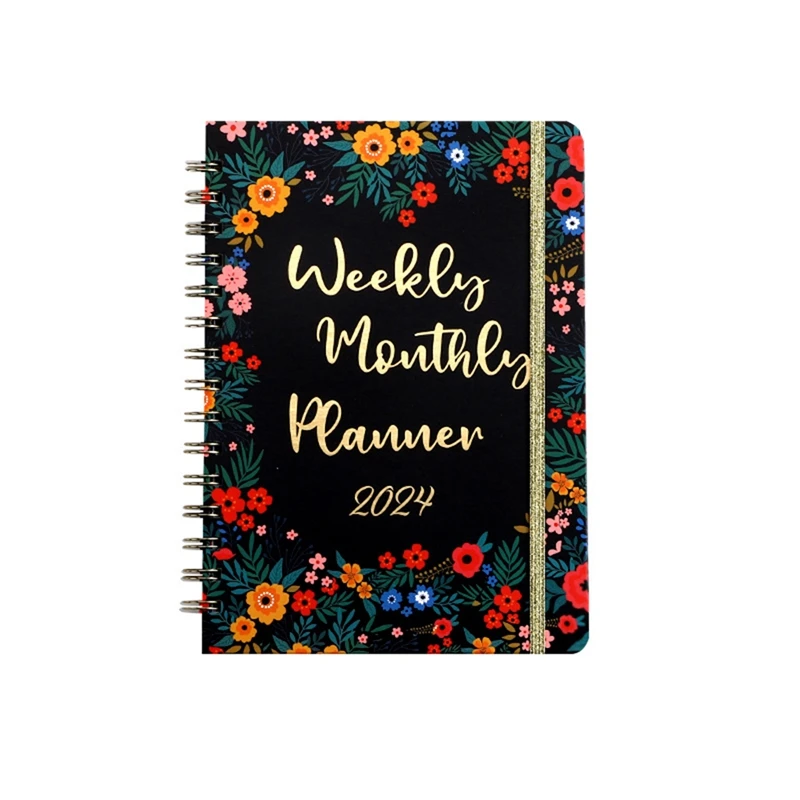 

2024 Planner, Weekly Monthly Planner 2024 With Tabs, Jan - Dec 2024, Planner Weekly Planner Spiral Bound, 15.5X21.5Cm