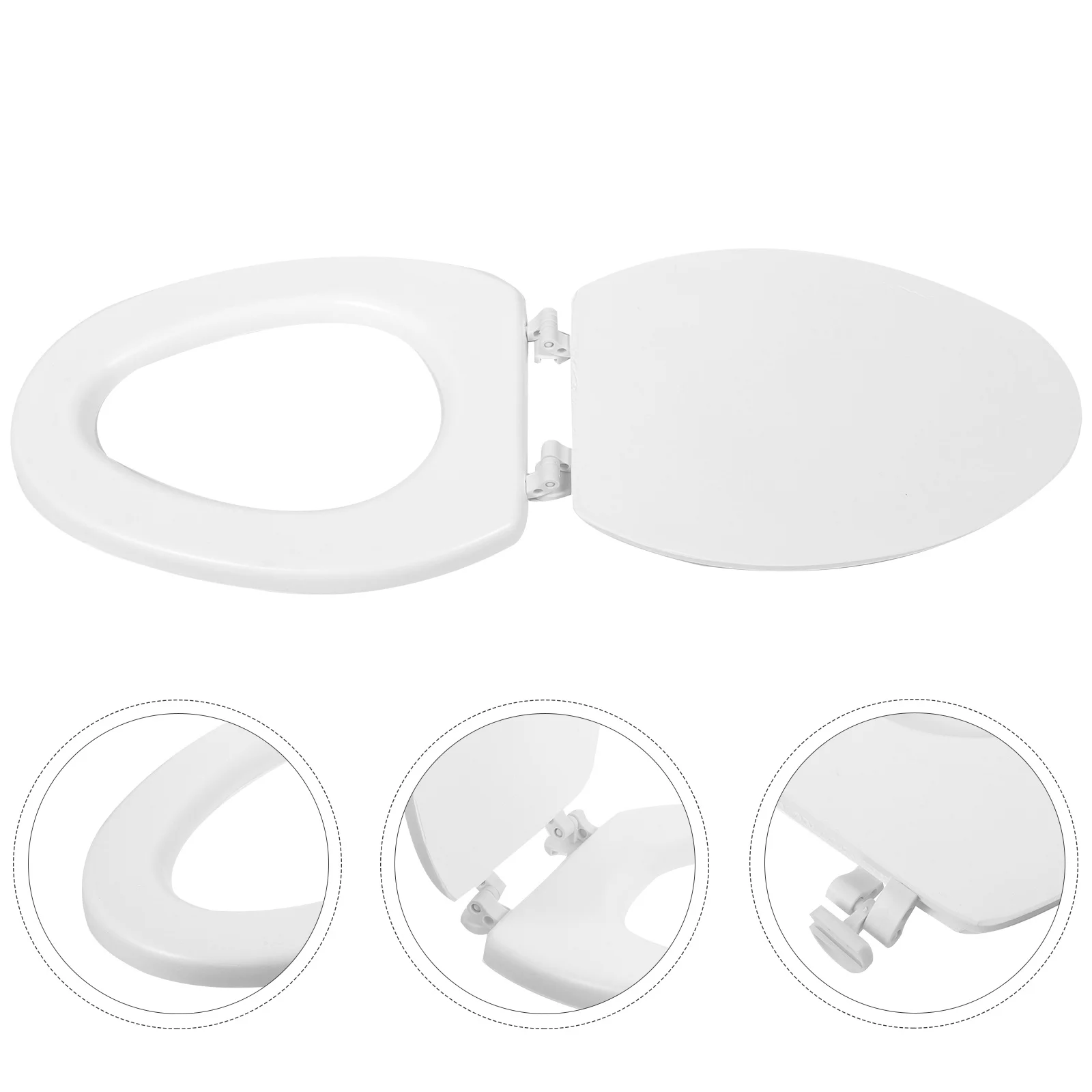 

Round Toilet Seat Quick Release Hinges Slow Close Heavy Duty Replacement Eva Toilet Seat Toilet Seat Cover Bathroom Accessories