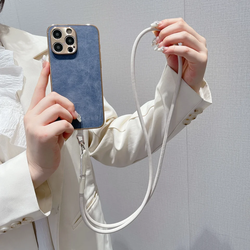 Universal Crossbody Leather Phone Strap 120CM