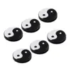 6Pcs/Set Yin Yang Pattern Tennis Racquet Vibration Dampeners Soft Lightweight Firm Silicone Material Gift for All Tennis Players 5