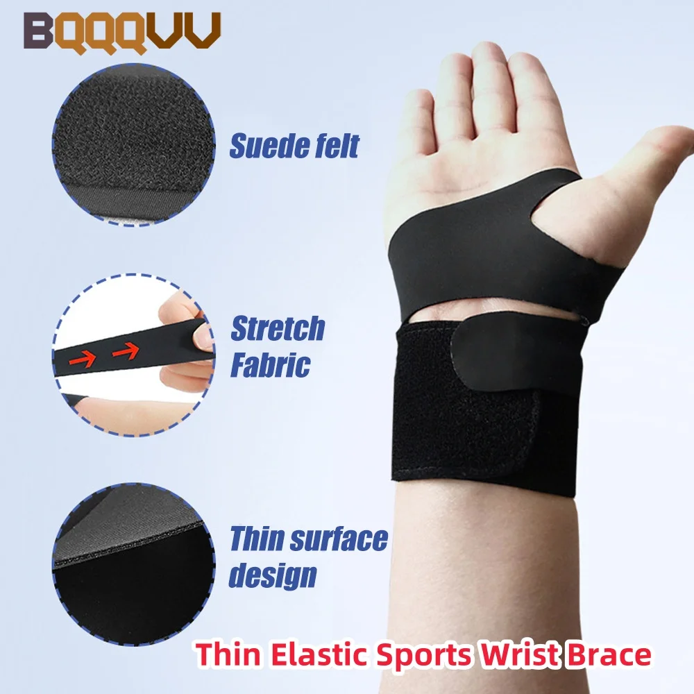 

Thin Elastic Sports Wrist Band for Men and Women, Adjustable Wrist Strap, Support Fitness, Basketball, Tendonitis, Pain Relief