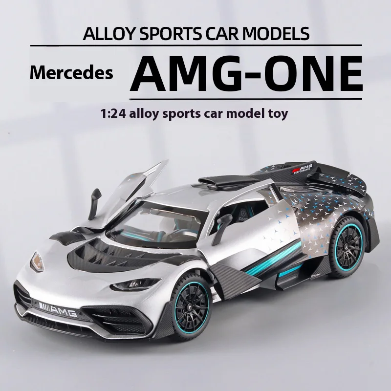 AMG-ONE 합금 모델 자동차, 자동차 센터 콘솔을 위한 독특한 장식, 멋진 데스크탑 장식품, 재미있는 자동차 액세서리