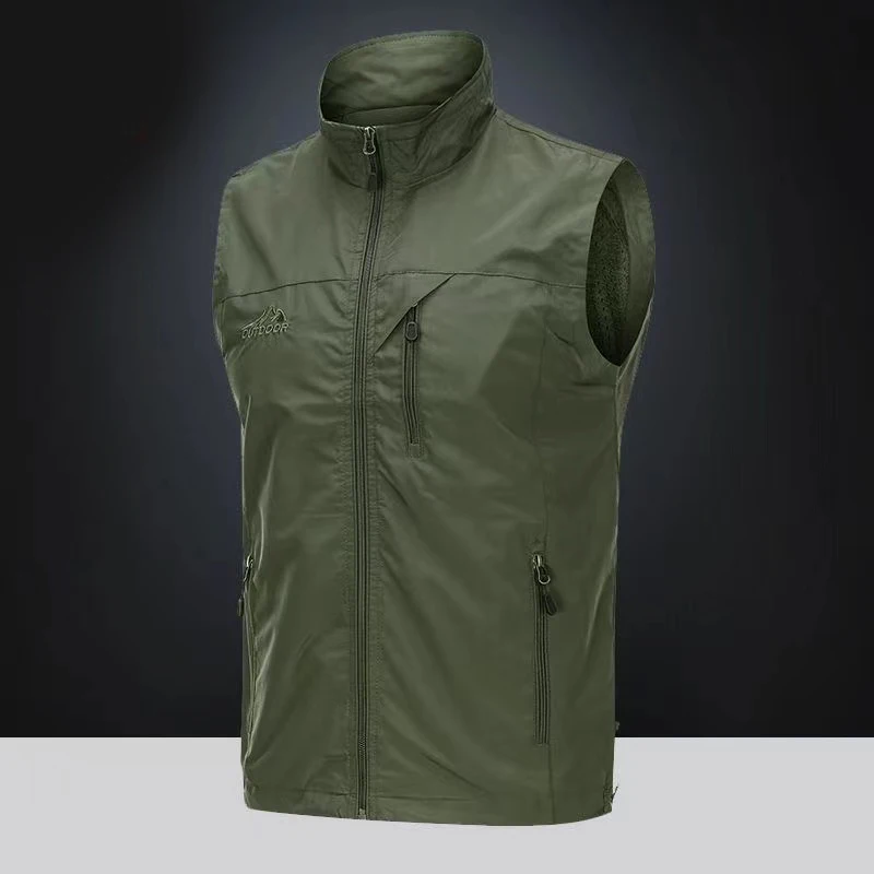 

Outdoor multi pack vests, work clothes, vests, customized stock, casual waterproof vest