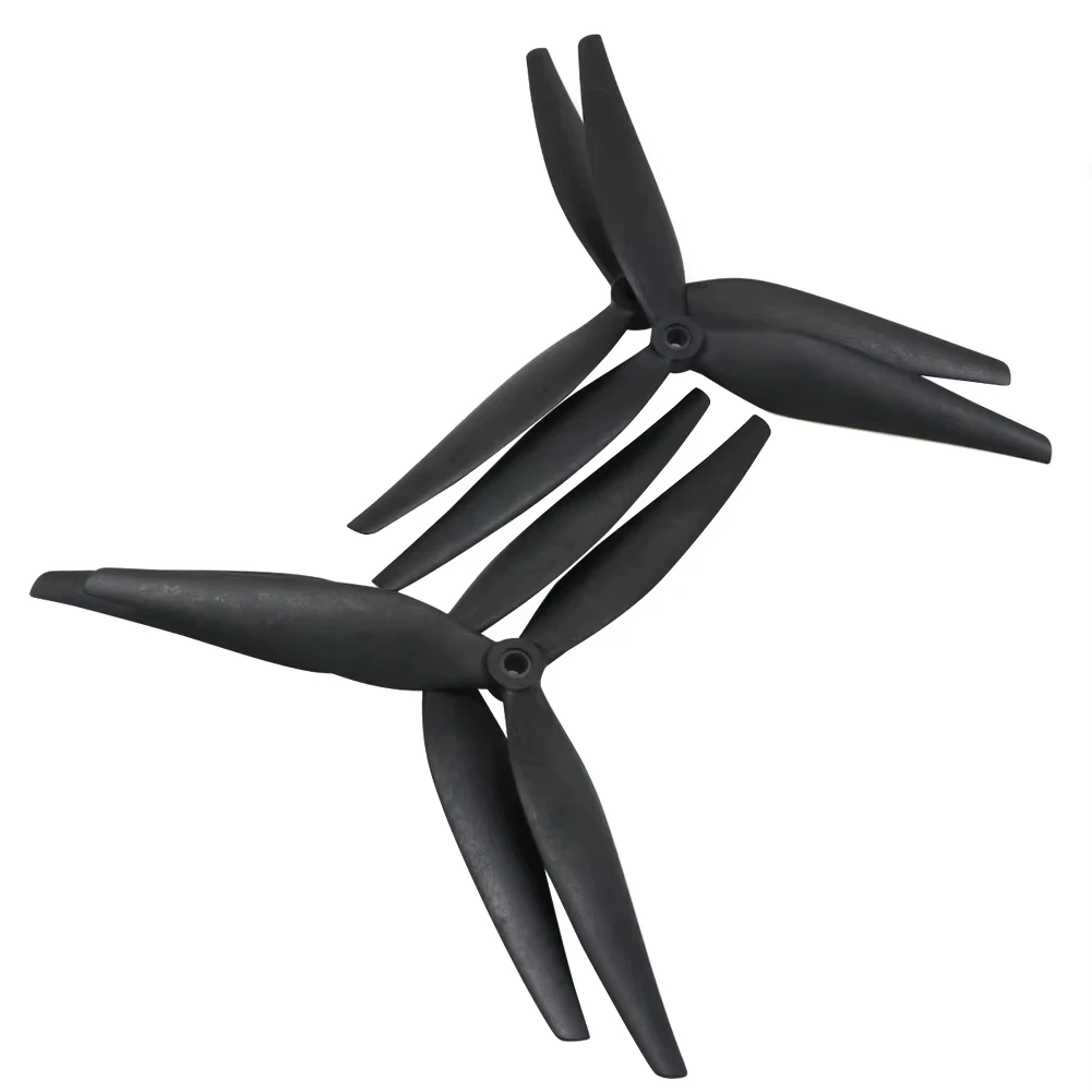 High-Performance 3-Blade Black Carbon Reinforced Nylon Propeller Set for FPV