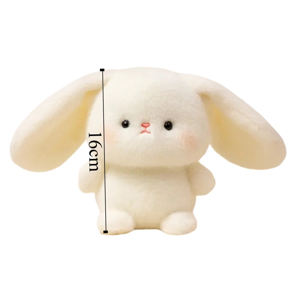 White Rabbit Little Bear Plush Toy Pet Cartoon Elephant Plush Doll Cute Soft Animal Squirrel Doll Kids Holiday Gifts
