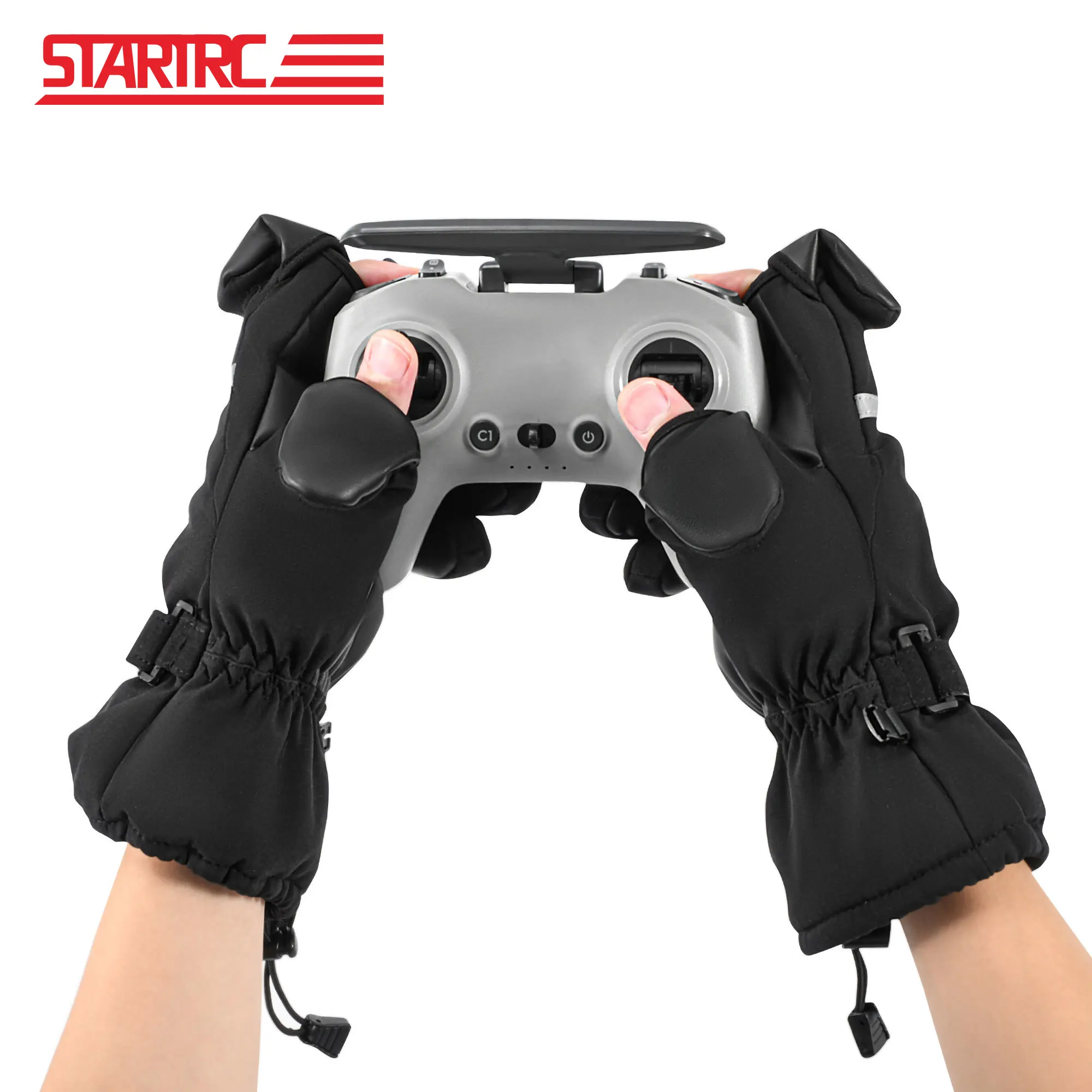 STARTRC universal drone flight gloves winter warm pilot gloves V2 for DJI Air 3S/Mini 3 Pro/Neo/Avata 2/Mavic 3 Pro/Mini