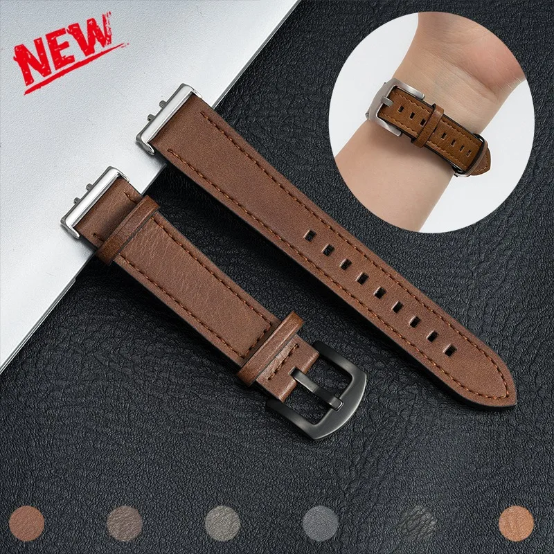 Premium Leather Strap Replacement for Sports Watch - Elegant Wristband Accessory
