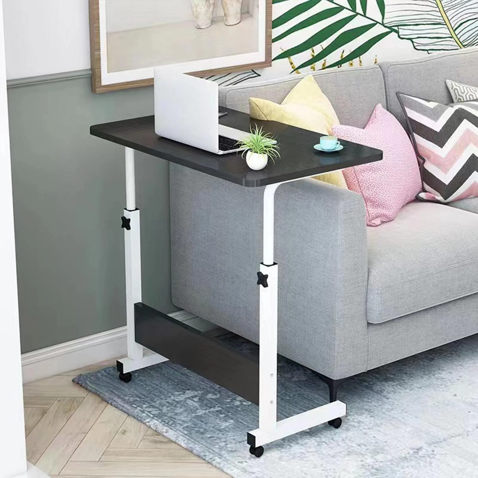 Bureau d'ordinateur portable pliable réglable, chambre à coucher assise au  sol, mini table paresseuse, bureau mobile, dortoir, ordinateur portable  recommandé - AliExpress