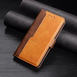 Elegant Leather Wallet Book Case with Magnetic Flip and Card Slots for Honor 30S (Dark Brown)