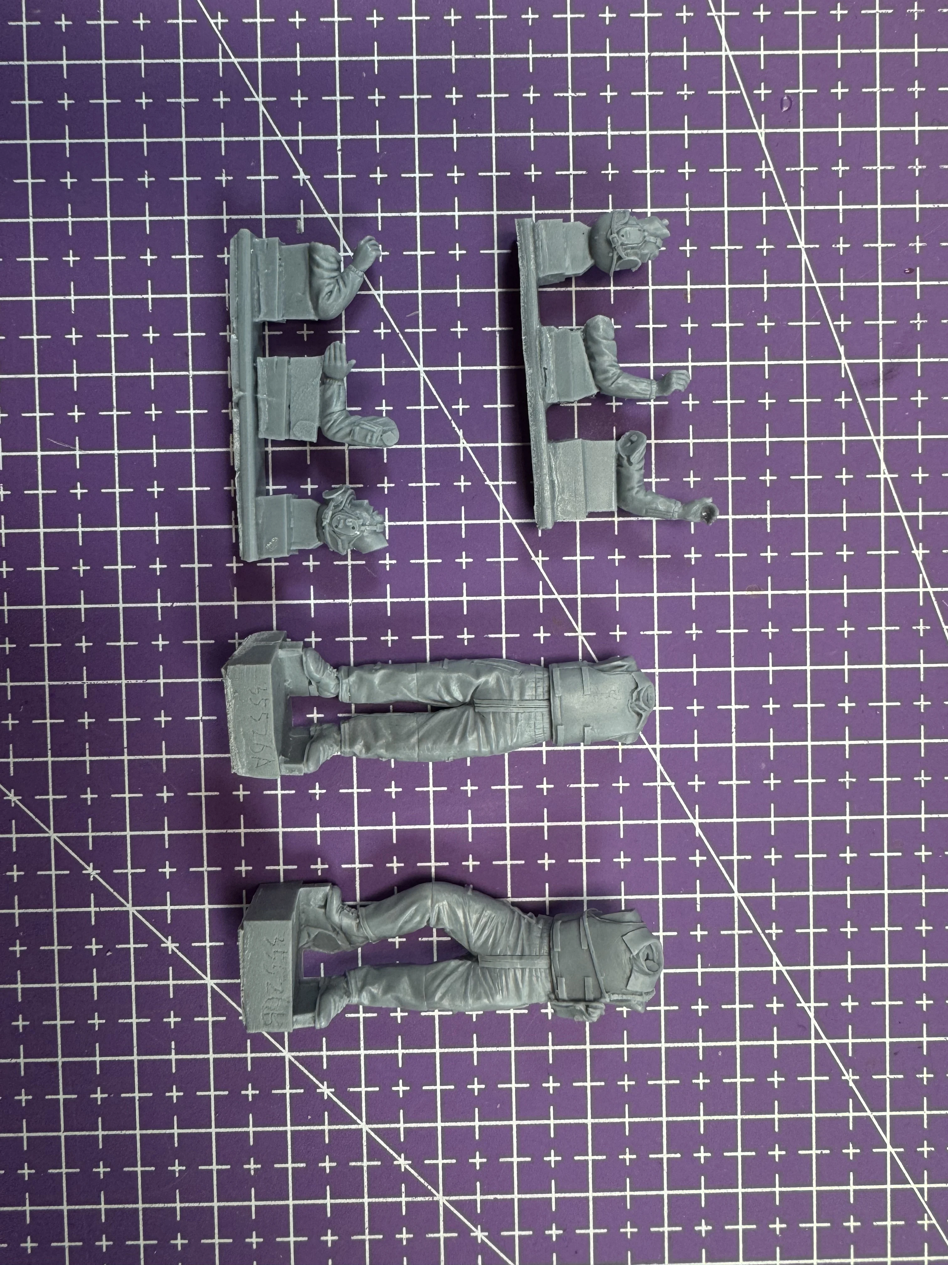 1/35 캐스팅 레진 모델 조립 키트, GK, 탱크 멤버 그룹, 도색되지 않음