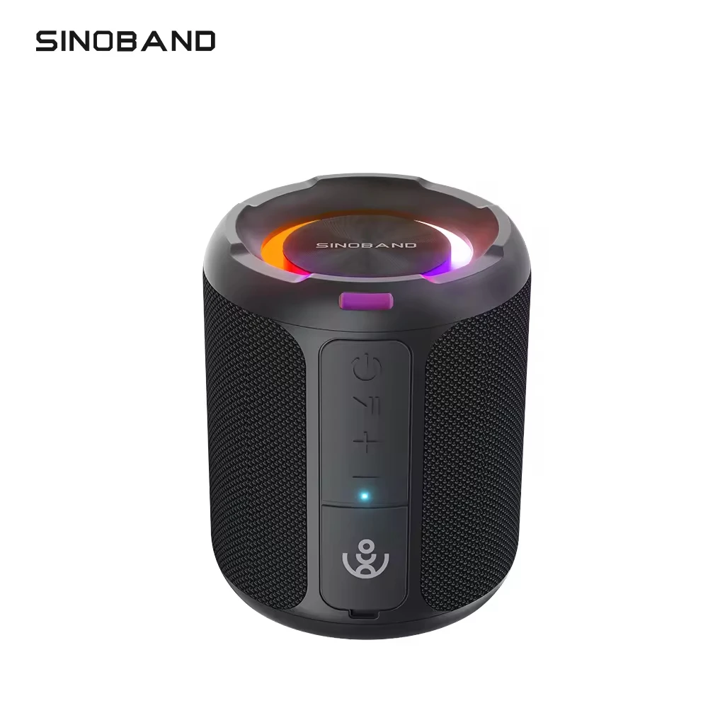 Xdobo sinoband 휴대용 무선 스피커, IPX6 방수 야외 스피커, 40W 라우드 스테레오 사운드, 딥 베이스 RGB 조명, TWS