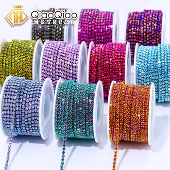 Rhinestone Cup Chain Trim 1