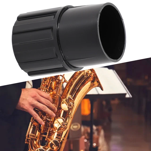 2 Tappi Bocchino Sassofono Nero - Protezione Per Sax Baritono