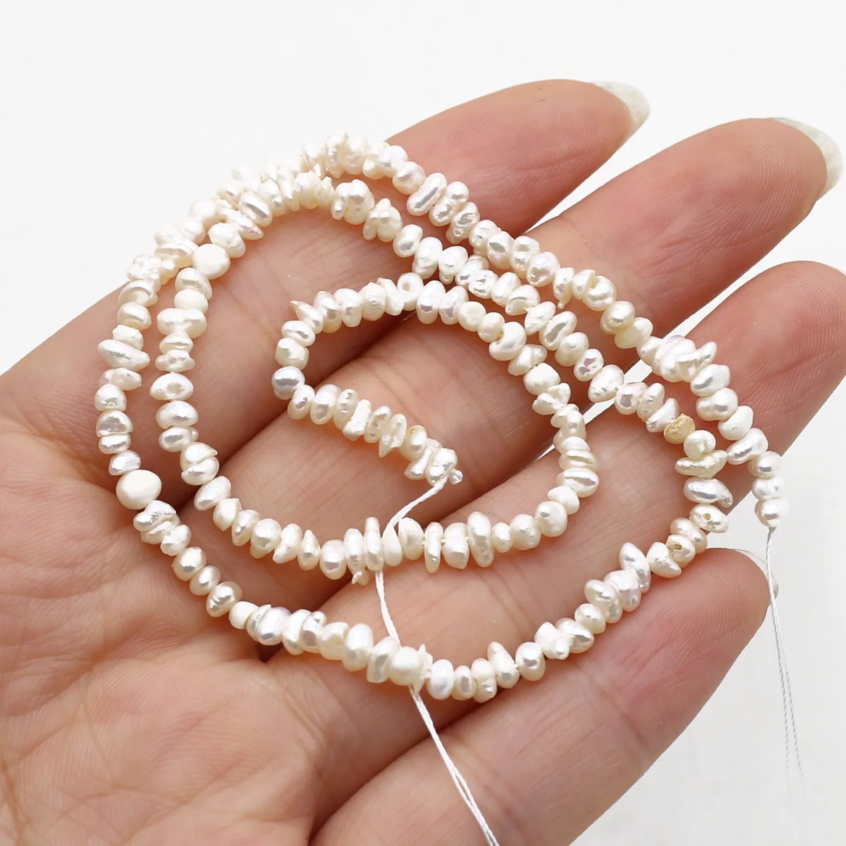Natural Baroque Pearls Beads Irregular Shape Loose Spacer Beads For