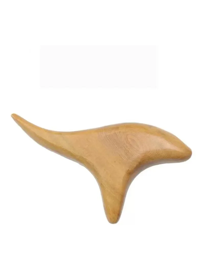 1 Stück Triggerpunkt-Massage Gua Sha Werkzeug Professionelles Lymphdrainage-Tool Holztherapie-Massagegeräte für Rücken Nacken Bein Hand – Detail 3