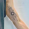 Technology-themed Design with Chip Circuits, 1Pcs Waterproof Temporary Tattoo Stickers. 3