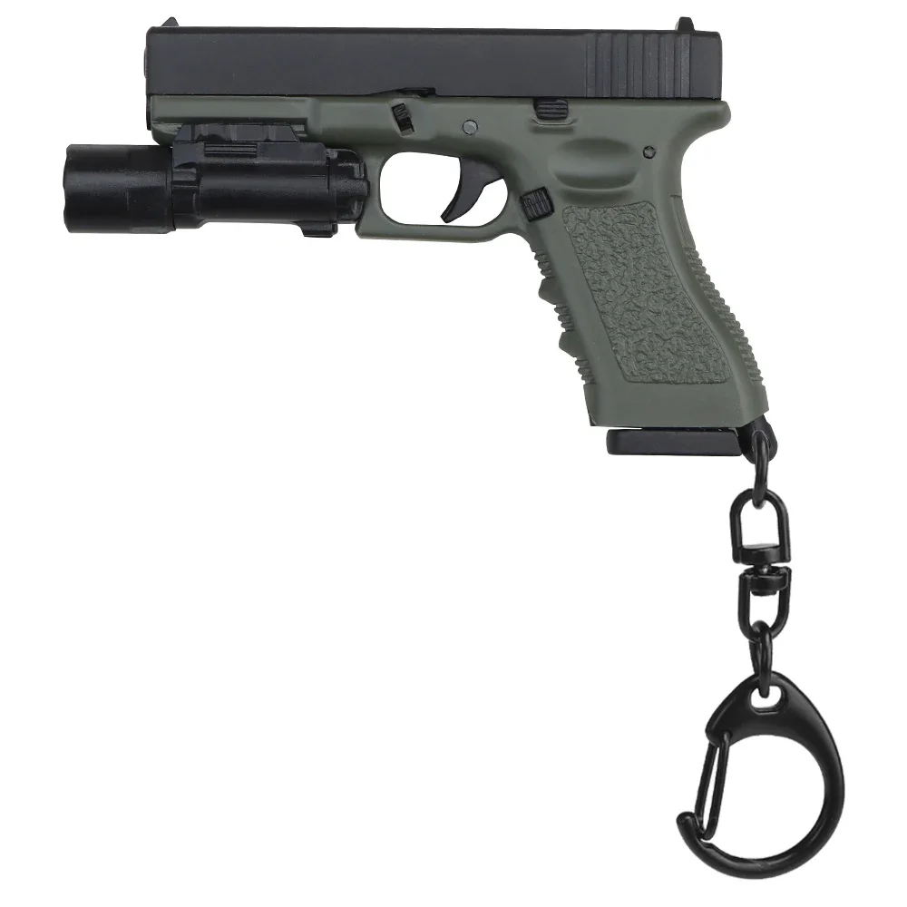 G-17 Keychain Mini Pistol Gun Shape With Flashlight