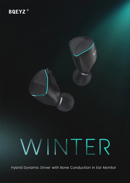 BQEYZ Winter 3.5/2.5/4.4mm Plug In-Ear Monitor 1DD Dynamic Driver 