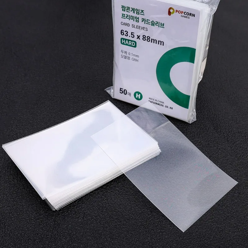Kpop Photocard Holder 1-500PCS Clear Idol Card Protective Sleeves Game Poker Cards Waterproof Protector Board Game Card Sleeves card holder,card protector,idol card protector,photo card holder