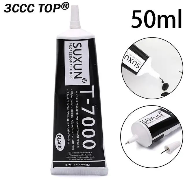 50มล. กาว T-7000 T7000อเนกประสงค์กาวอีพอกซีเรซินซ่อมโทรศัพท์มือถือหน้าจอสัมผัส LCD กาวซูเปอร์กาว T 7000 1
