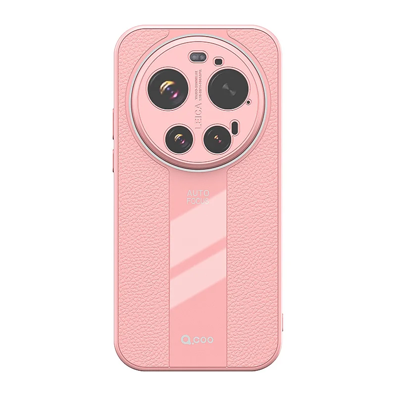 Magnetic Luxury Lichi Leather + Soft TPU Ultra Thin Matte Lens Protection Case