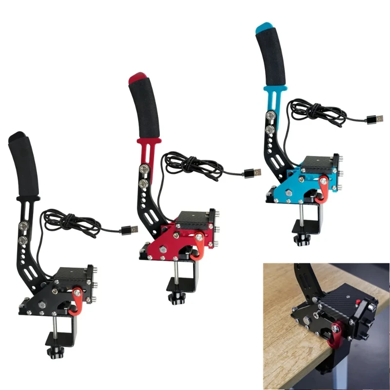 G25/27/29 T300 T500 PC 레이싱 게임 Fanatecosw Dirt Rally용 USB 핸드브레이크 SIM
