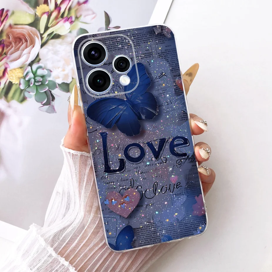 Colorful Flowers Painted Soft Slim Phone Case