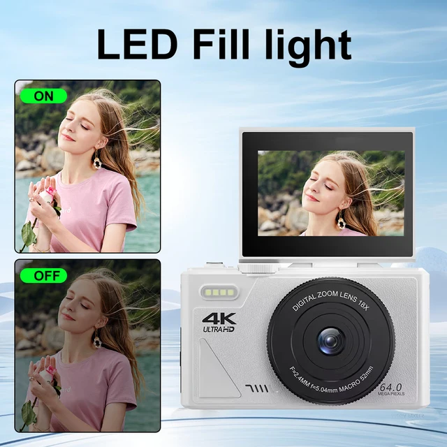 64MP Digital Photography Camera 3.0" Flip Screen WIFI - Image 5