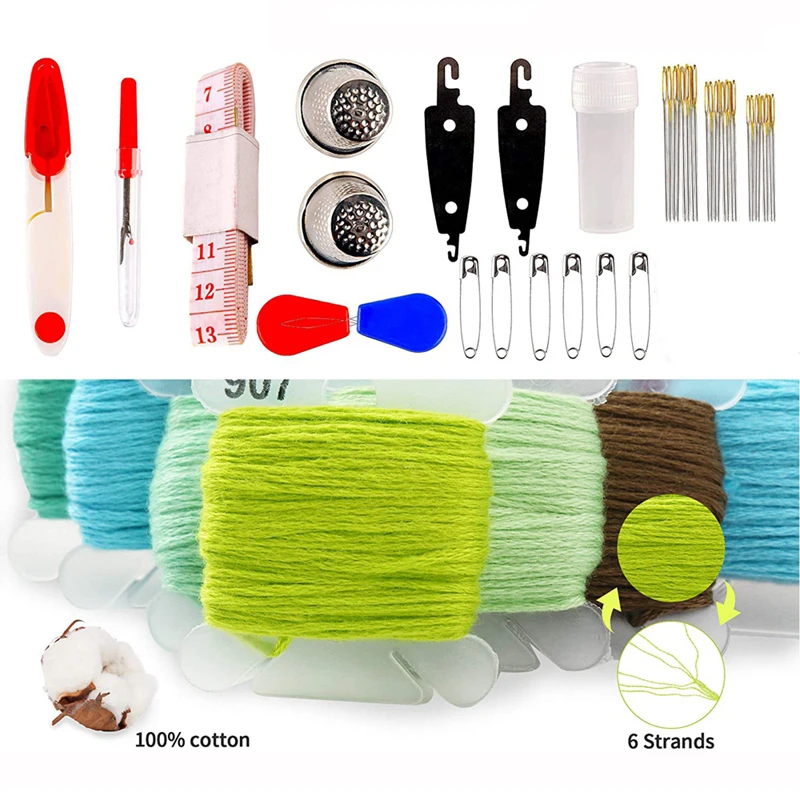 30/100 Color Embroidery Thread Kits Floss Cross Stitch Threads With  Organizer Storage Box For Bracelets String Kit Diy Craft - Sewing Tools &  Accessory - AliExpress