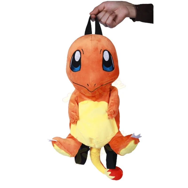 

Cute Pokemon Anime Cartoon Charmander Cosplay Props Backpack Kawaii Japanese Style Fashion Bag Schoolbag Children Birthday Gift