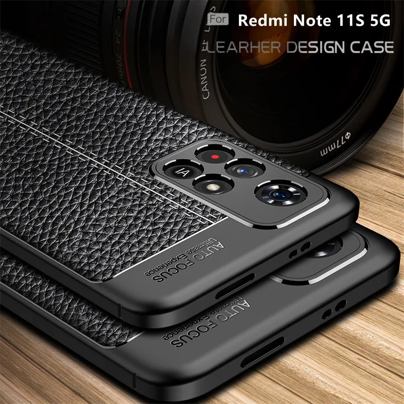 Per Cover Xiaomi Redmi Note 11S 5G Custodia Redmi Note 11S 11 Pro Plus 5G Capa Tpu Soft Leather Fundas Redmi Note 11 Pro Plus 11S 5G