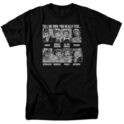 

I Love Lucy 8 Days A Week Licensed Adult T-Shirt