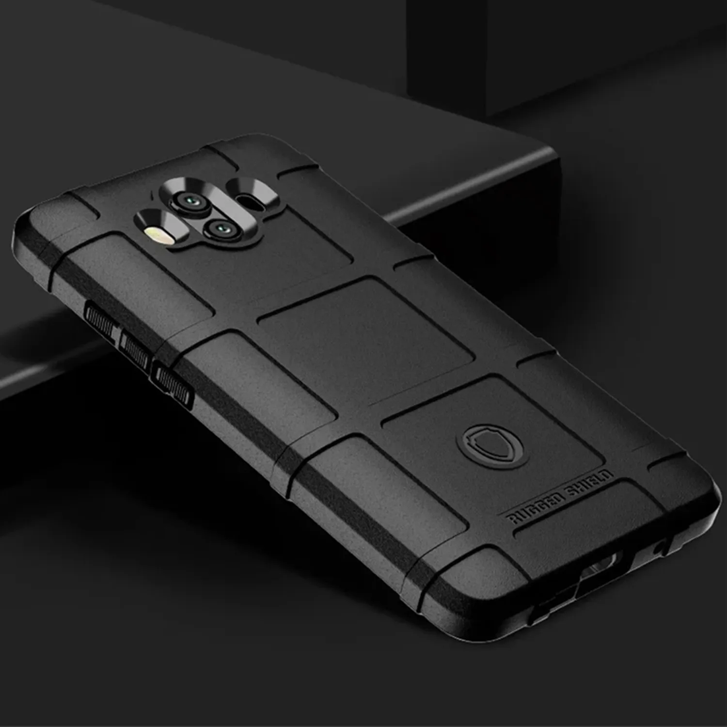 Armor Shield Soft Silicone Back Cover, Anti-Knock Matte Phone Case