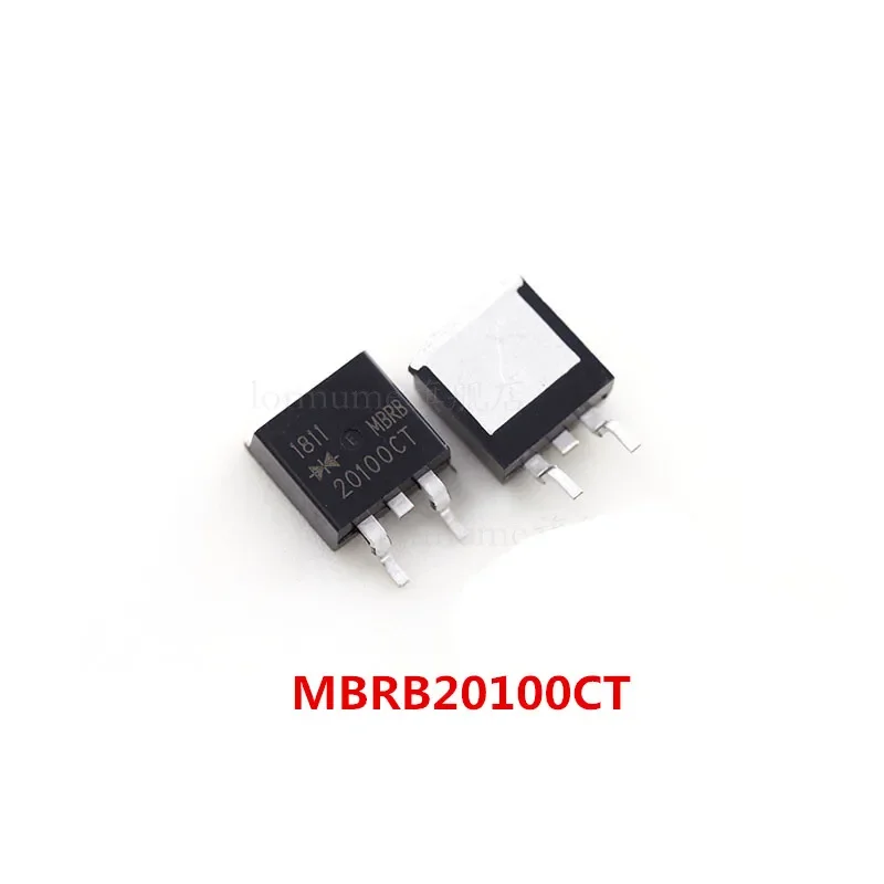 

10pcs Brand new, Schottky rectifier diode MBRB20100CT MBR20100 B20100G patch TO263