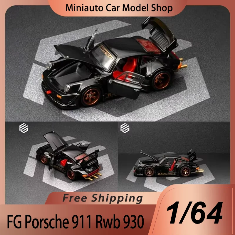 새로운 재고 있음 Fg 1:64 포르쉐 911 Rwb 930 합금 미니어처 다이캐스트 ..