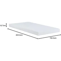 5 Inch Gel Memory Foam Mattress , Firm Mattress, Low Profile Bed Queen 5 Inch Mattress 2