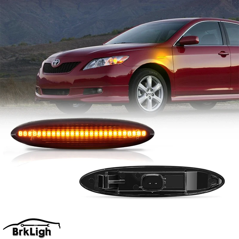 

For Toyota Camry Reiz Mark X Crown Highlander For Lexus ES240 GS300 IS250 LED Fender Lamp Side Turn Signal Light Blinker Flasher