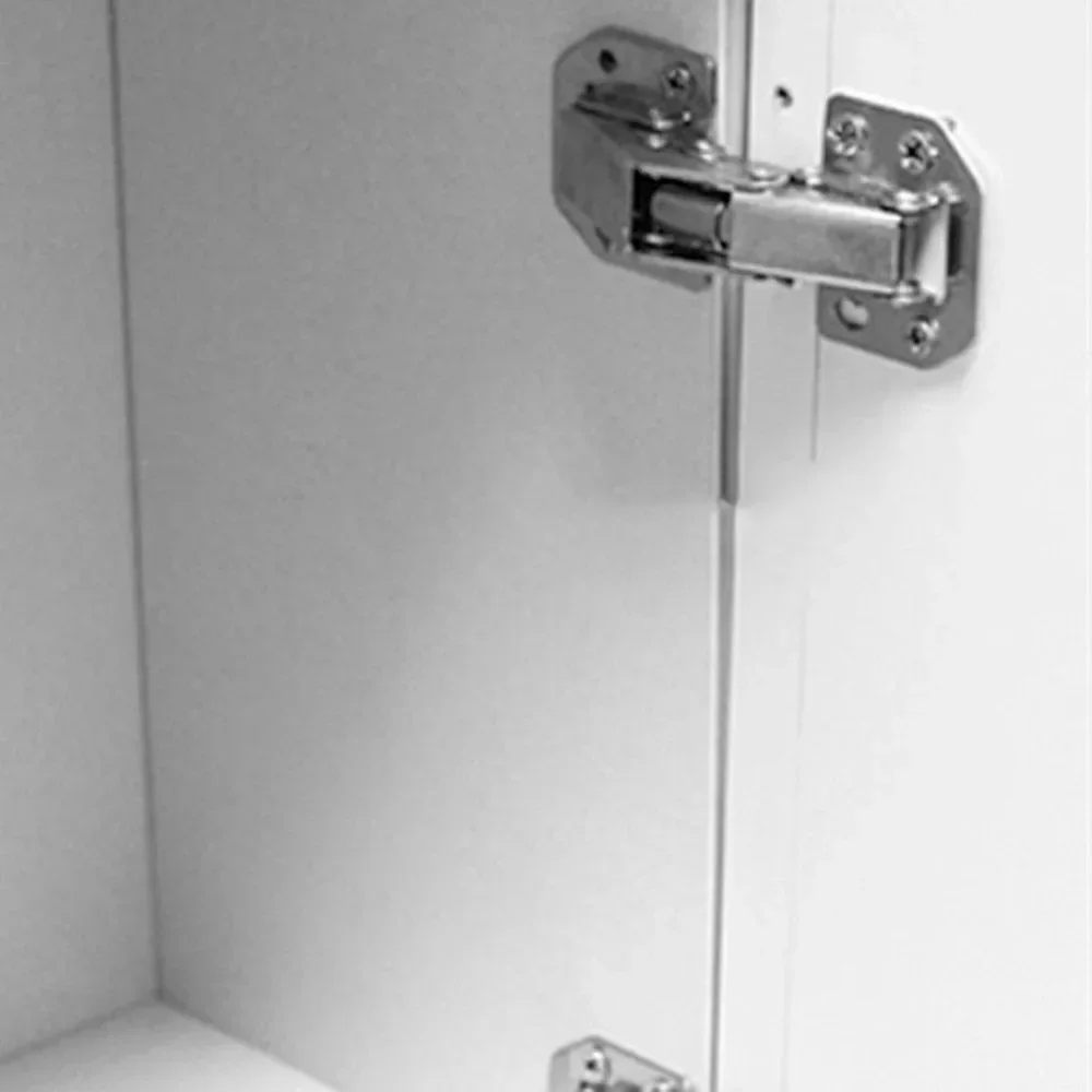 Stainless Steel Cabinet Hinges 90 Degree No-Drilling Hole Cupboard Door Hinge Home Kitchen Furniture Hardware