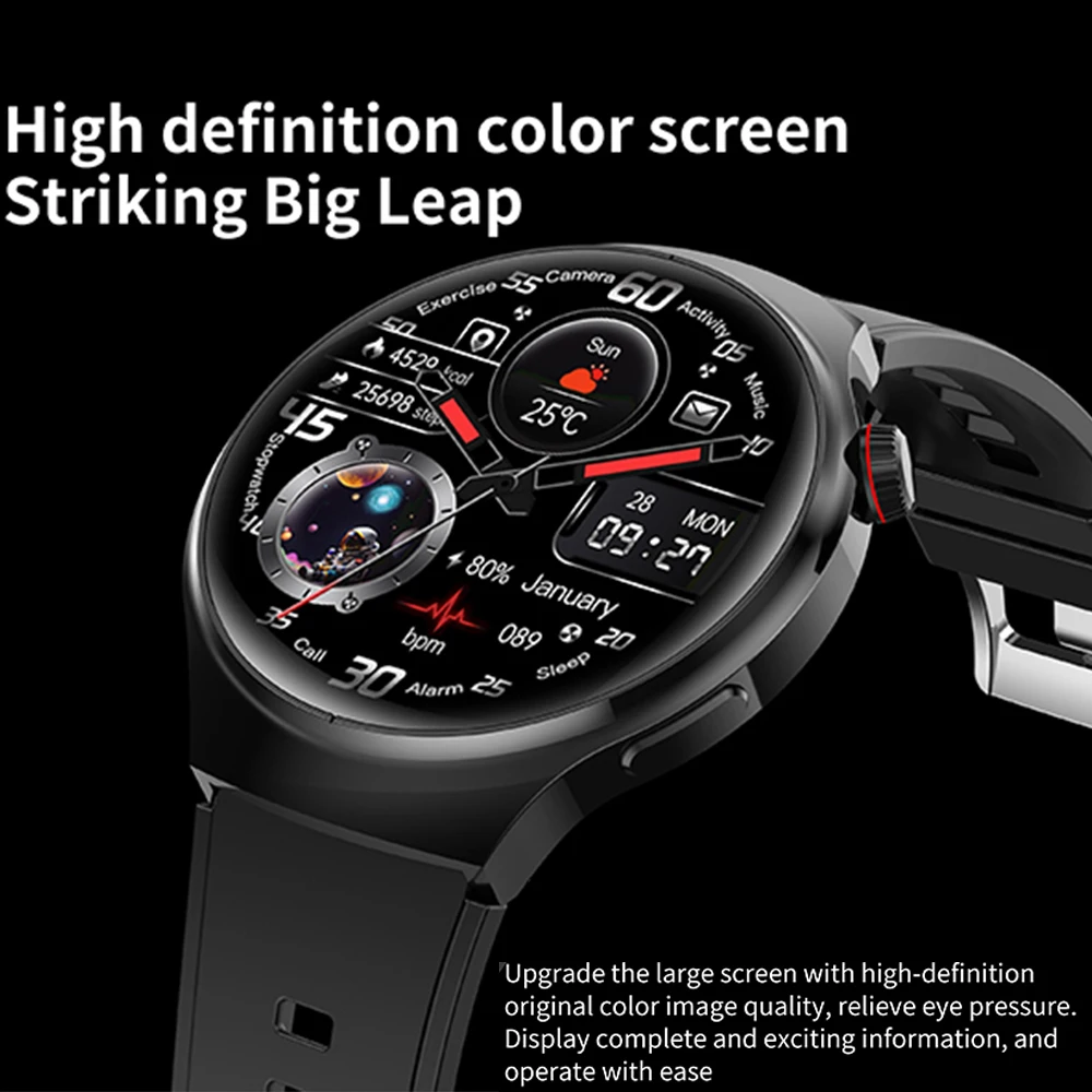  GPS Ʈ ġ, ȭ GT4  360*360 HD ũ, ɹڼ  ȭ, NFC IP68  Ʈ ġ, 2024 ǰ