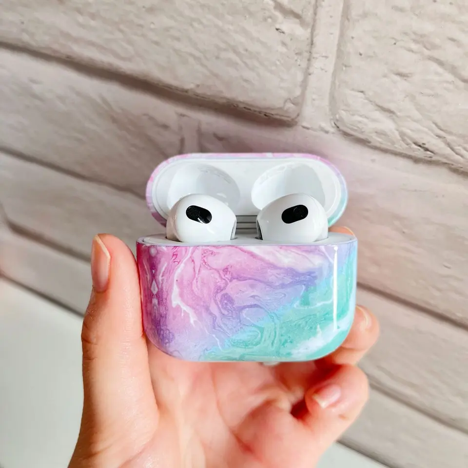 Cute Marble Protector Case for AirPods 3rd Generation