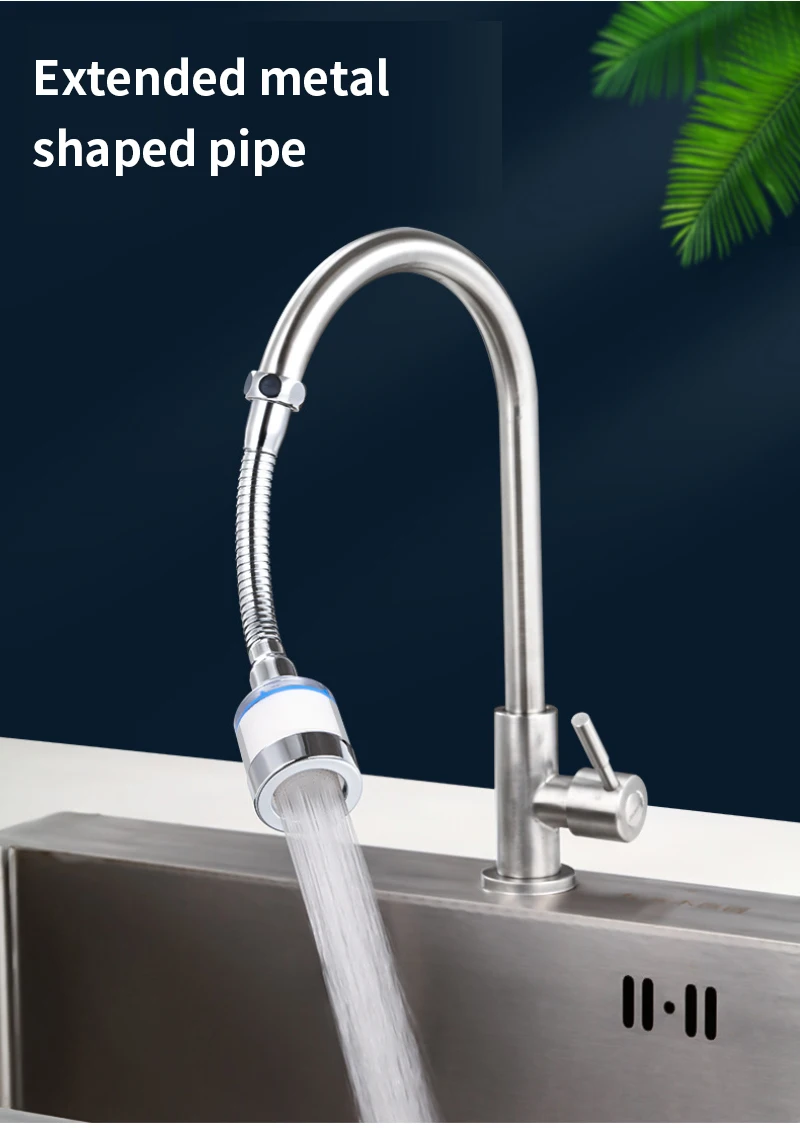 Description Picture 5 of itemFaucet Splash Filter Kitchen Rotatable Tap Bubbler Extender Adapter Faucet Purifier Sprayer Head Shower Head Diffuser Spray