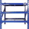 Garage Storage Shelves - Heavy Duty 3-Tier Adjustable Metal Wire Shelving 48" H X 48" W X 24" D 1