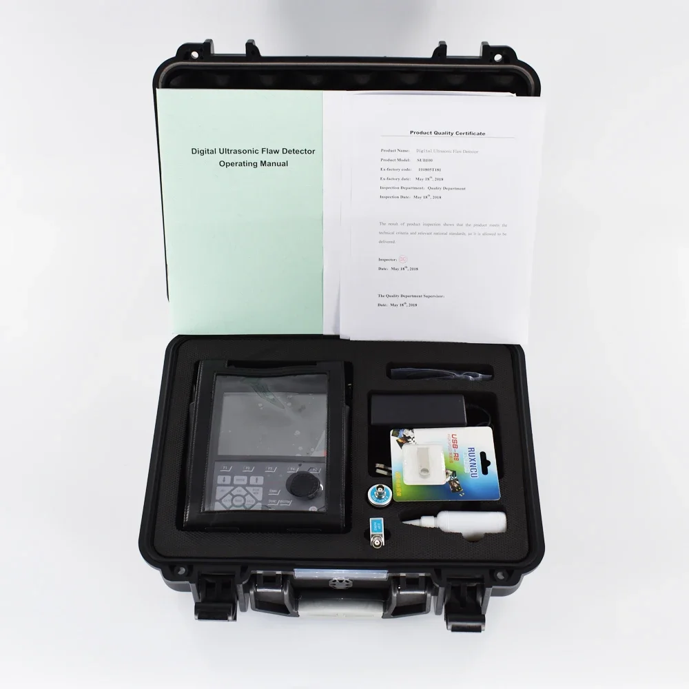 SUB100 Digital Ultrasonic Flaw Detector Material Velocity 1000-9999 m/s NDT Instruments designed with leading technology