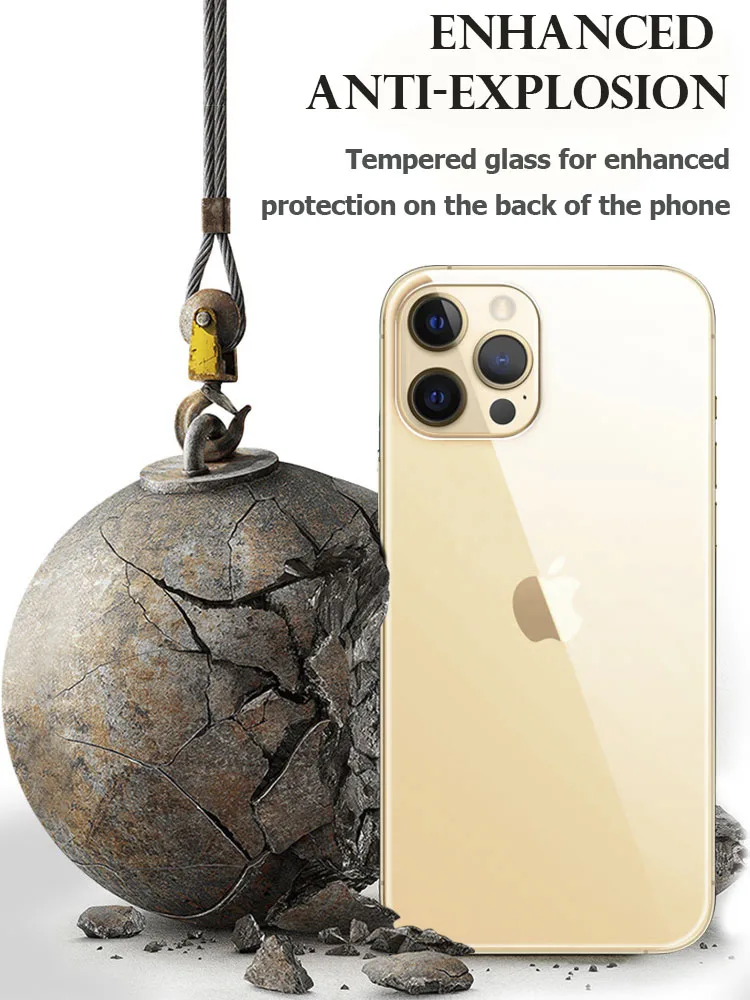 All-in-One Tempered Glass Protection Set with Transparent Screen Cover and Camera Lens Shield