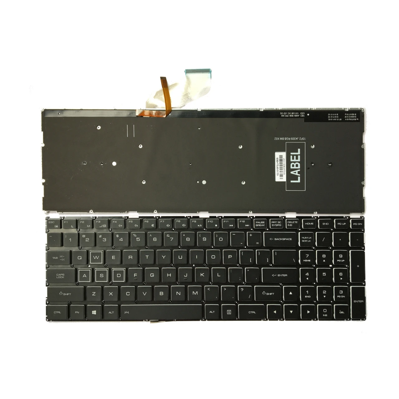 Teclado Retroiluminado do Portátil dos Eua Thunderobot 911 ar 911m 911-m5a Substituição do pc Notebook Aenl5u00010 Novo